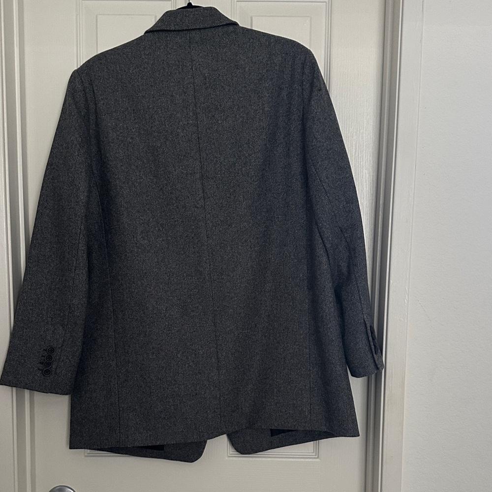 Everlane Dark Charcoal Gray Wool Blend Blazer - Picture 3 of 4